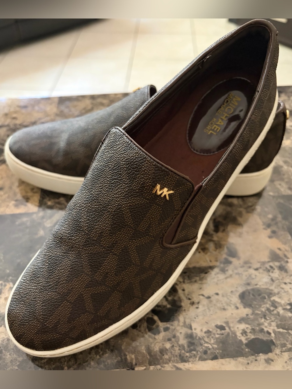 MICHAEL Michael Kors® Keaton Women’s Monogram Slip-On Sneaker - Size 10